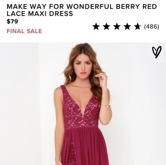 Lace Maxi Dress - Picture 2 of 8